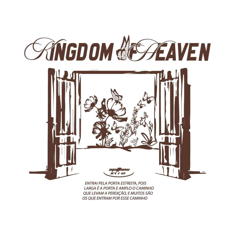 T-Shirt Oversized Branco MT 7:13 - Kingdom of Heaven