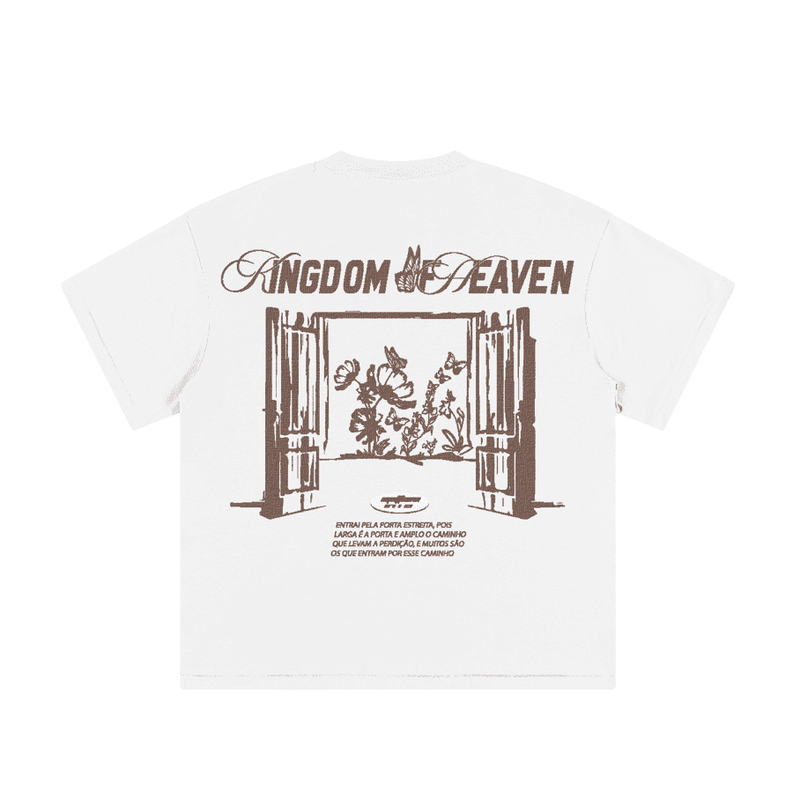 T-Shirt Oversized Branco MT 7:13 - Kingdom of Heaven